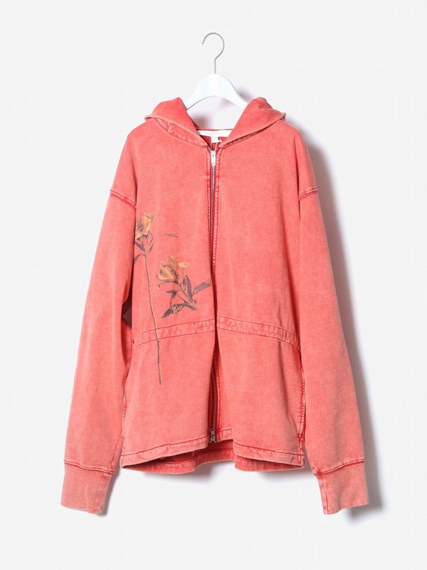 《PONDER.ER》BOTAN WASHED フーディ