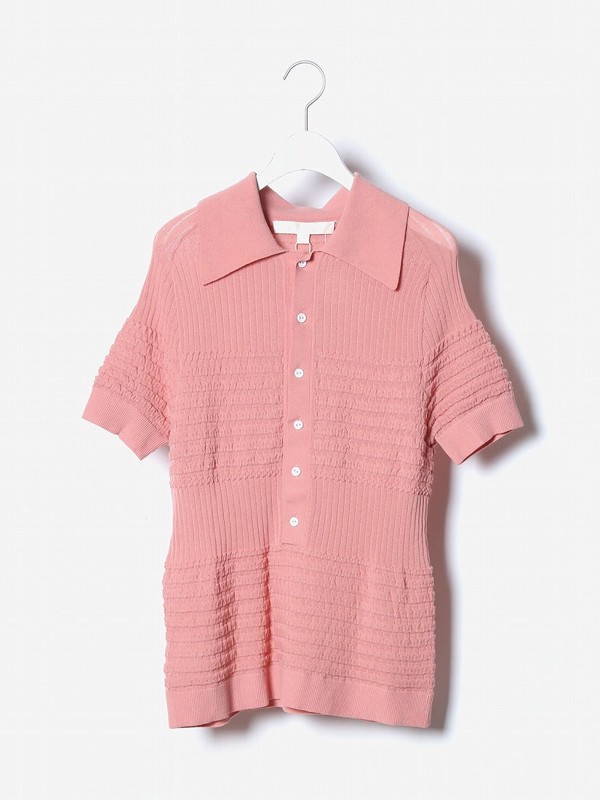 《PONDER.ER》SAO KNITTED POLO シャツ