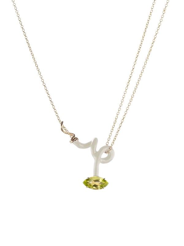 ネックレス BABY VINE CURL NECKLACE IN PANNA