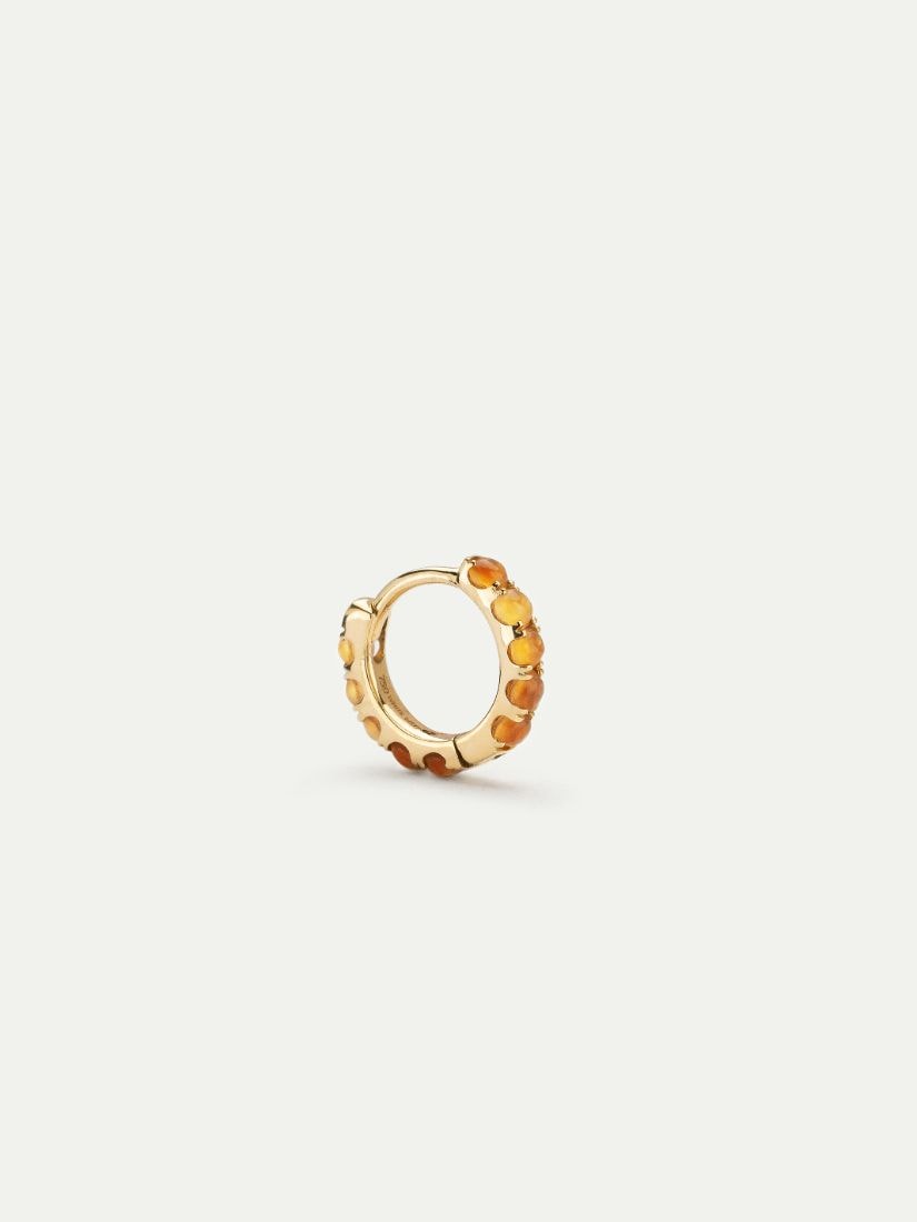 カーネリアン フープピアス（片耳）（ピアス）｜H.P.FRANCE公式サイト