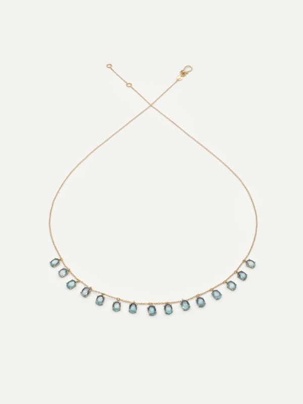 DANCING DROPS アクアマリン ネックレス