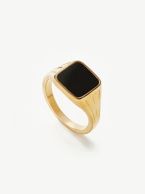  Lucy Williams Square Signet リング