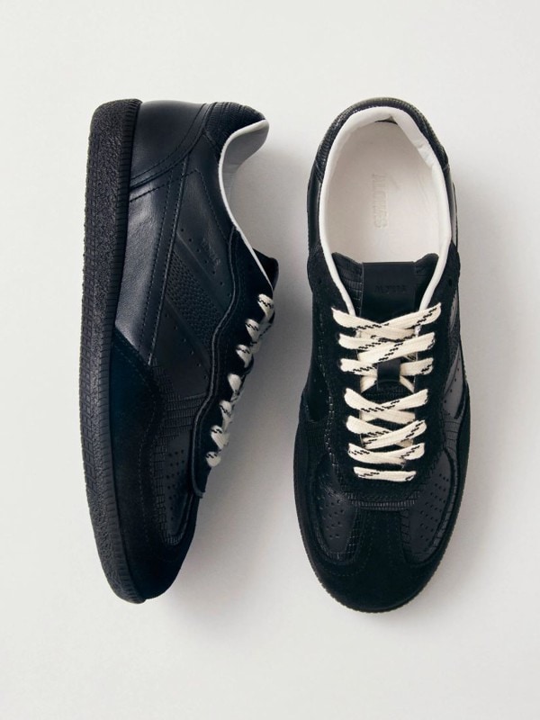 Rife Indo Black Leather Sneakers