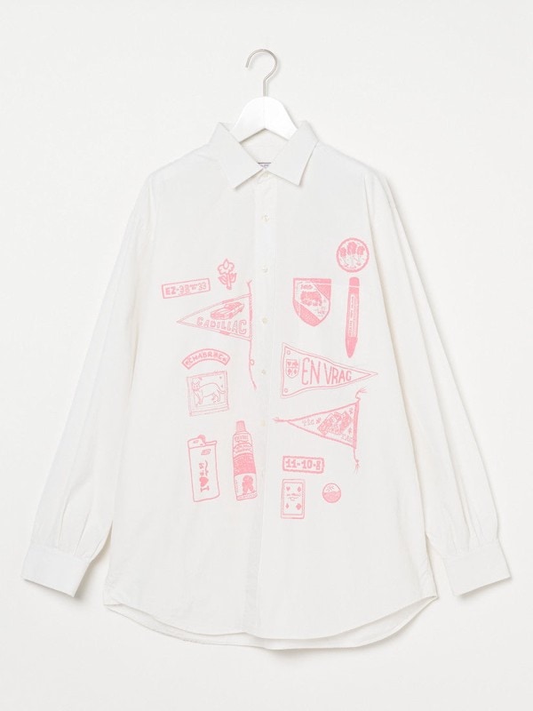 《EN VRAC PARIS》ECUSSONSシャツ (LUCKY PATCHES)