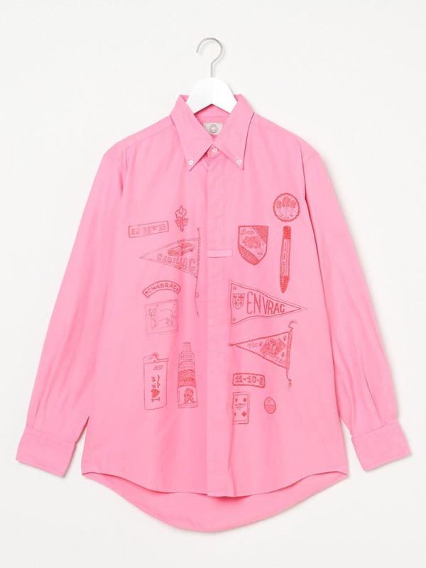 《EN VRAC PARIS》ECUSSONSシャツ (LUCKY PATCHES)