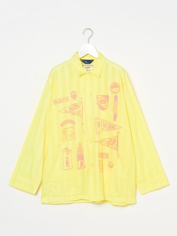 《EN VRAC PARIS》ECUSSONSシャツ (LUCKY PATCHES)