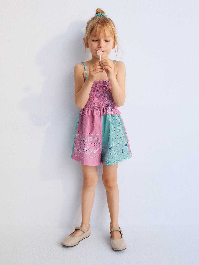 キッズ】《The New Society》Mileto Girl Jumpsuit ジャンプスーツ