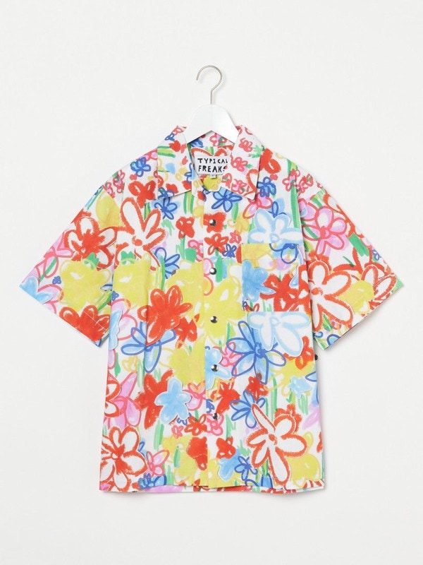 《TYPICAL FREAKS》FLOWER BLOOM シャツ