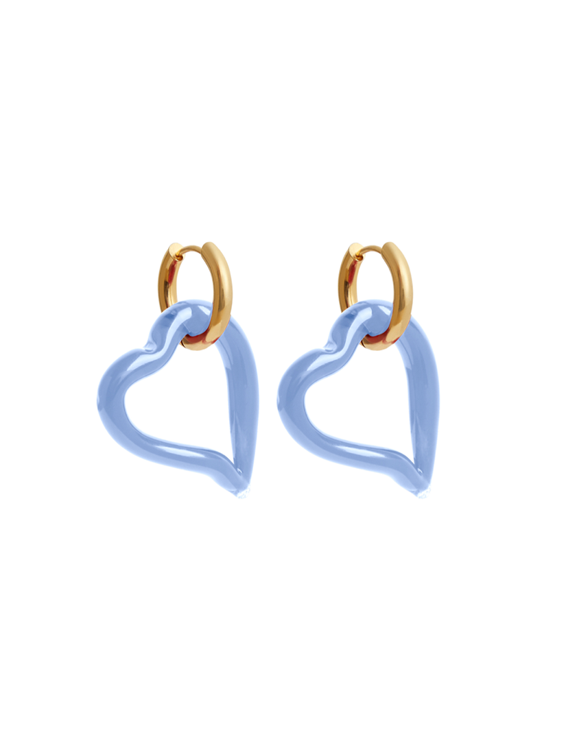 ピアス h17 France vintage glass earrings ピアス Heart Of Glass Earrings（ピアス）｜H.P.FRANCE公式サイト
