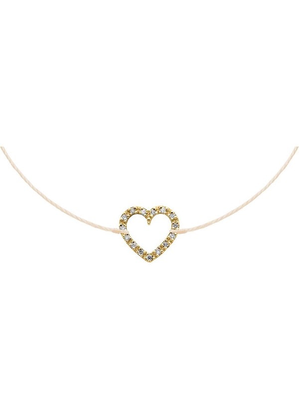 BEAU COEUR PAVE ブレスレット PECHE