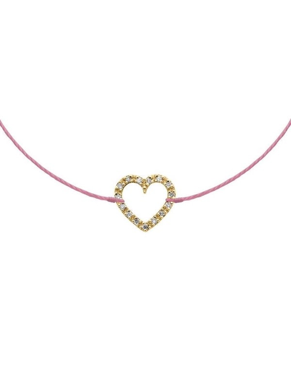 BEAU COEUR PAVE ブレスレット PECHE
