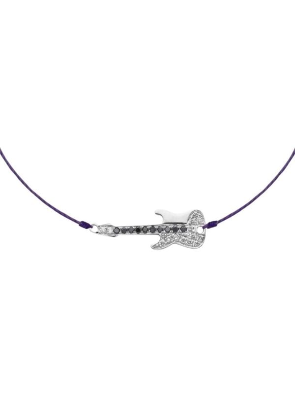 ROCK PAVE DIAM NOIR ブレスレット VIOLET