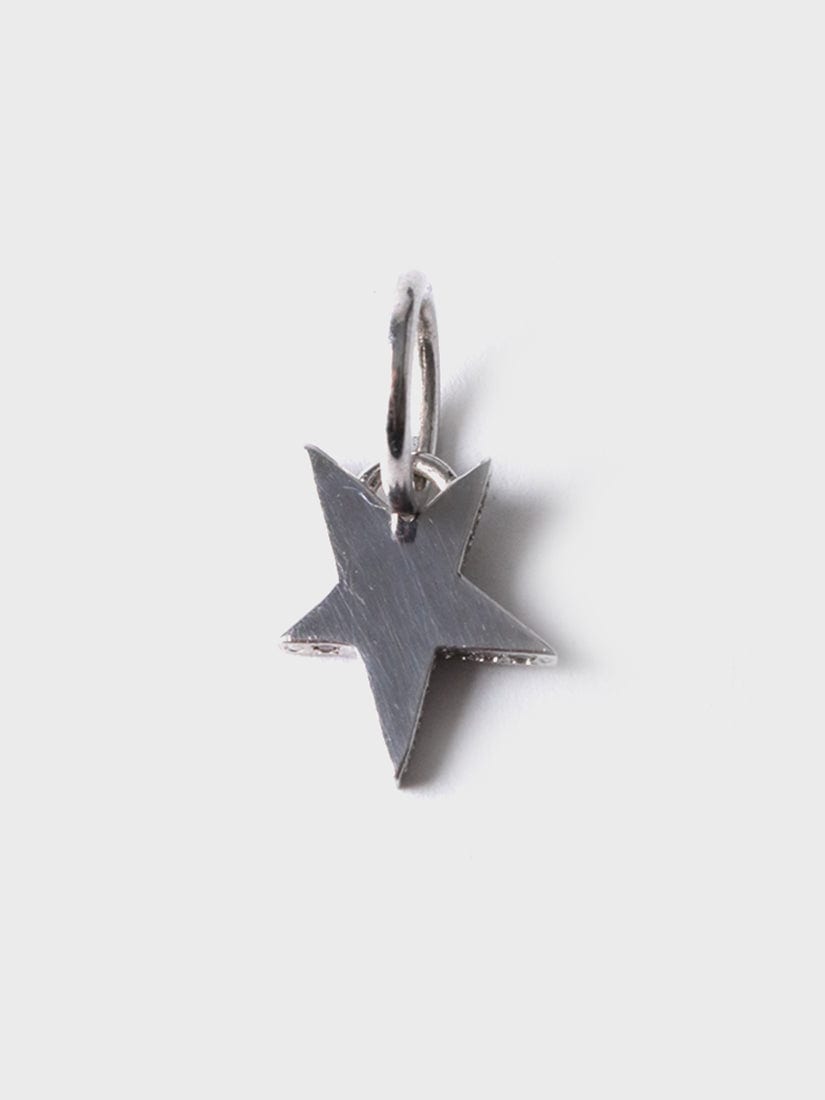 Tiny star line stone チャーム silver (cubic zirconia)