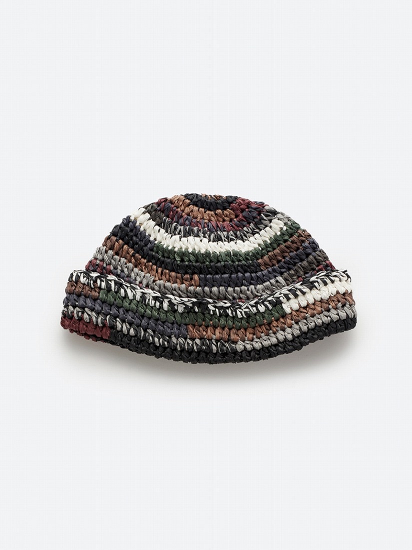 KIJIMA TAKYUKI》PAPER HAND KNIT WATCH キャップ (MIX)（ハット