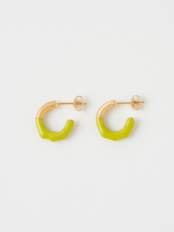 ピアス MINI MOLTEN HOOPS