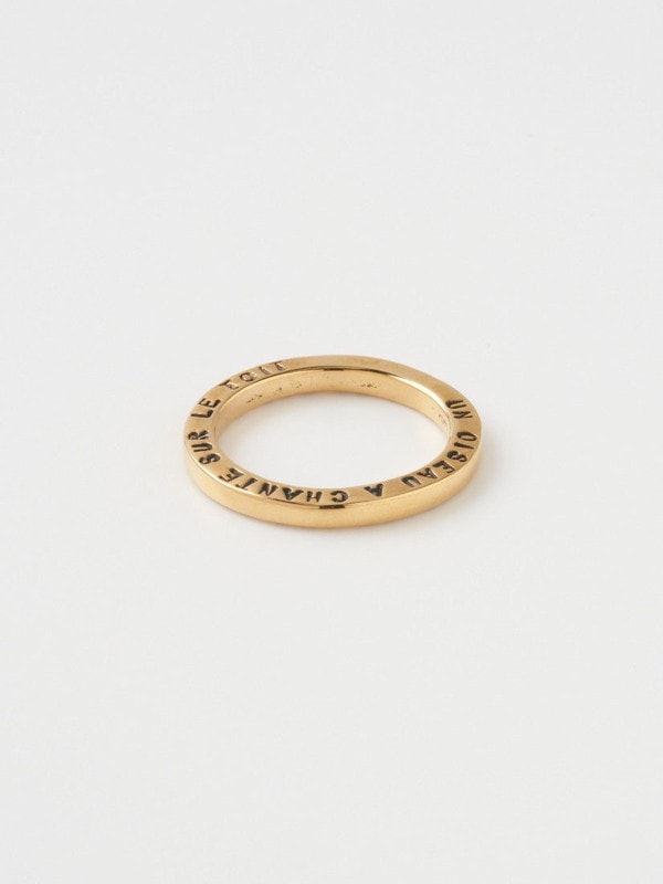 TRUNK SHOW PIECES｜Un oiseau... 小鳥のさえずり リング