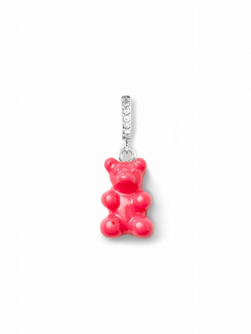 Crystal Haze Jewelry】Nostalgia bear ピアス(片耳用) - SV