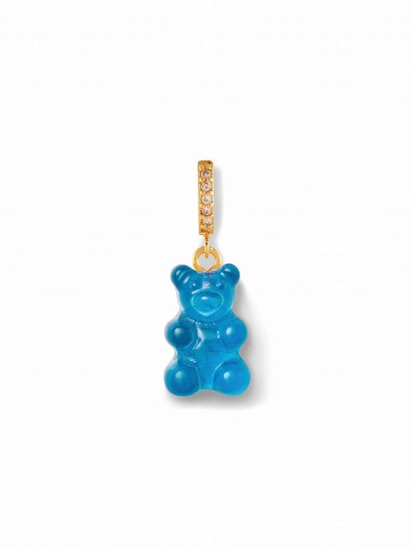 【Crystal Haze Jewelry】Nostalgia bear チャーム - Pave Connector - GD