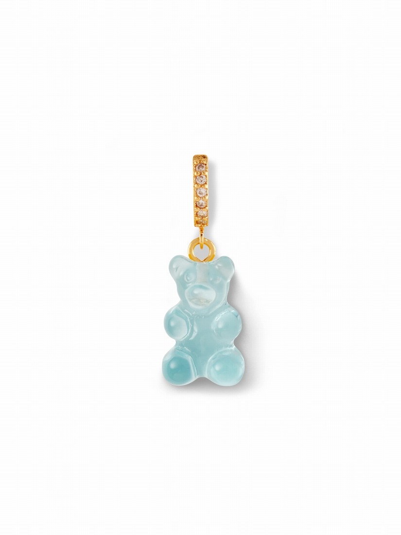 Crystal Haze Jewelry】Nostalgia bear ピアス(片耳用) - GD