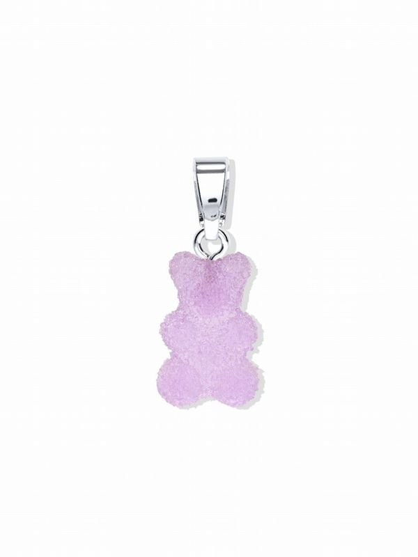 【Crystal Haze Jewelry】Fizzy Nostalgia bear チャーム - Classic connector - SV
