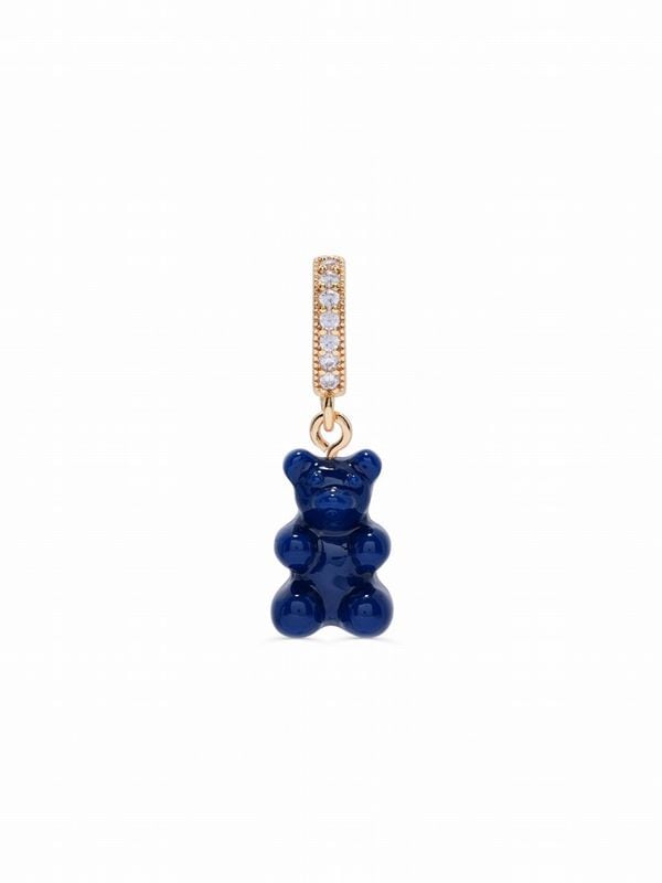 【Crystal Haze Jewelry】Nostalgia bear チャーム - Pave Connector - GD