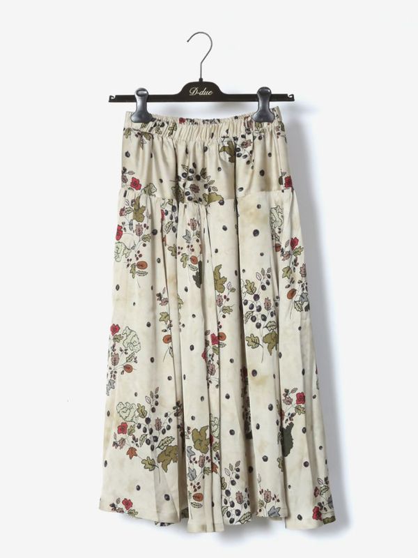MOSSY PRINTED SKIRT