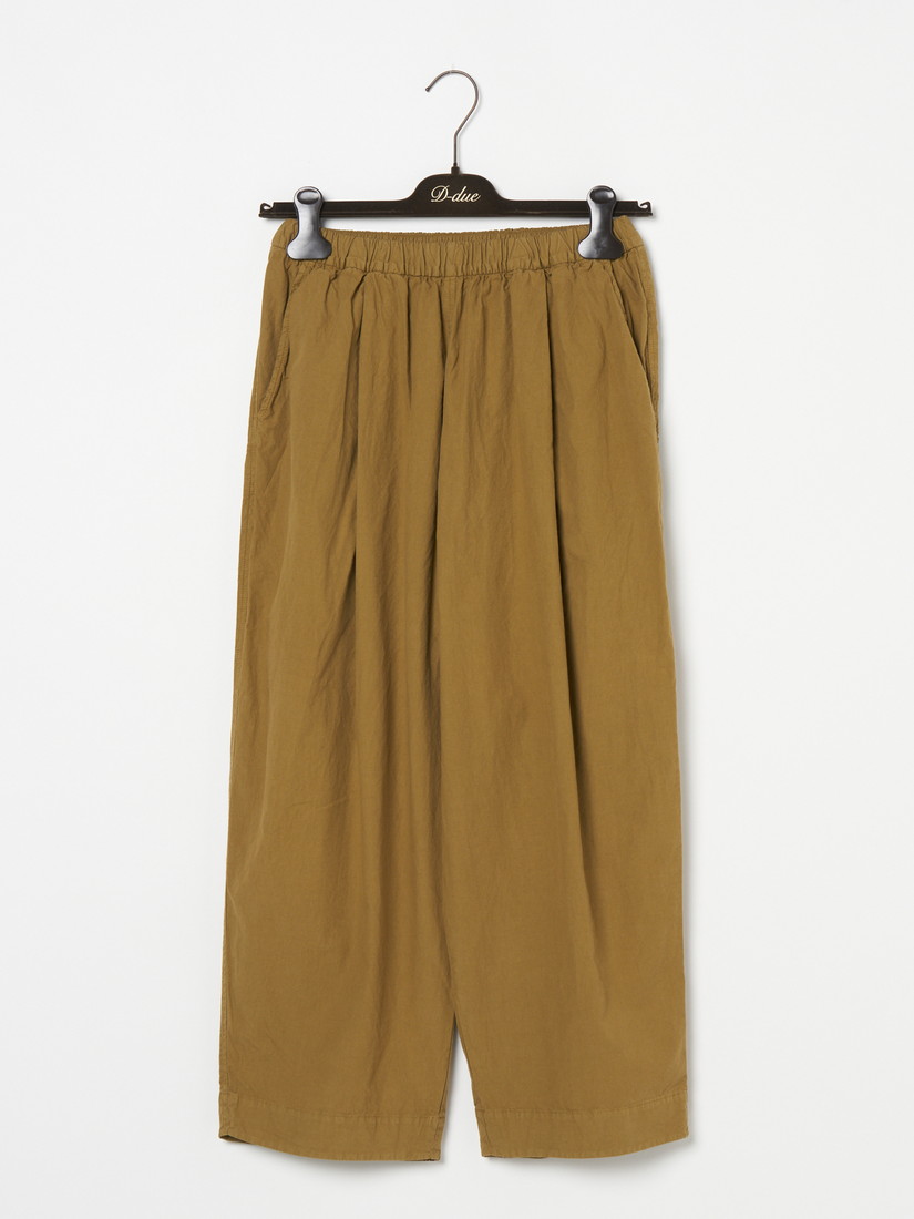 BASIC COTTON WIDE TUCKED パンツ（パンツ）｜H.P.FRANCE公式サイト