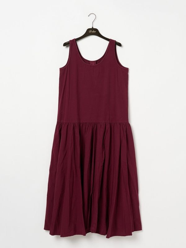 BASIC COTTON SLEEVELESS ワンピース