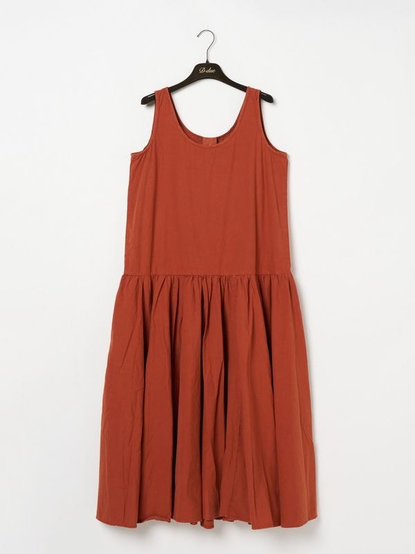 BASIC COTTON SLEEVELESS ワンピース