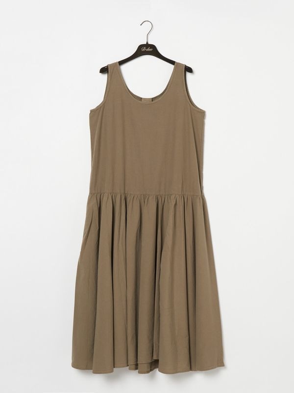 BASIC COTTON SLEEVELESS ワンピース