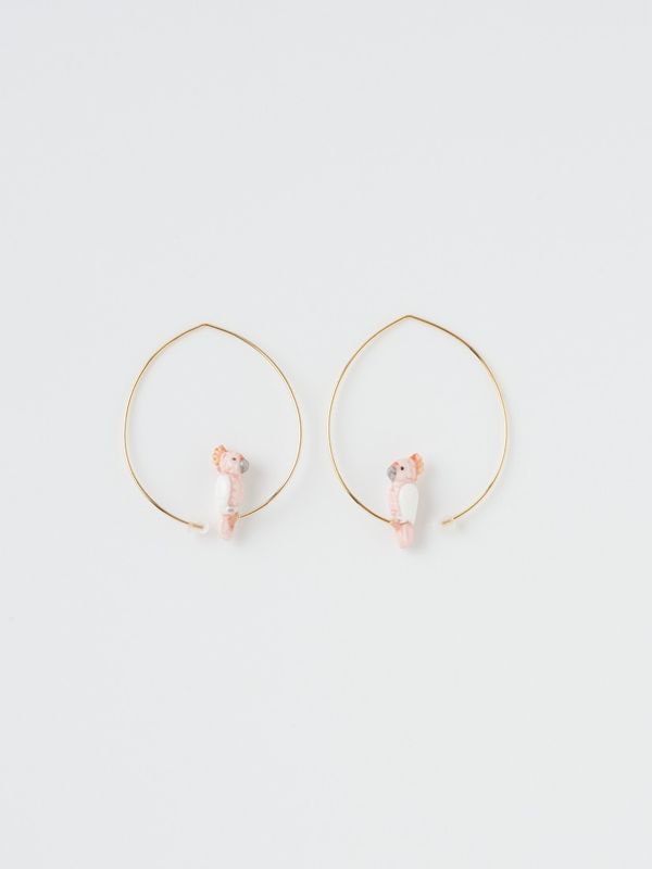 フープピアス オウム