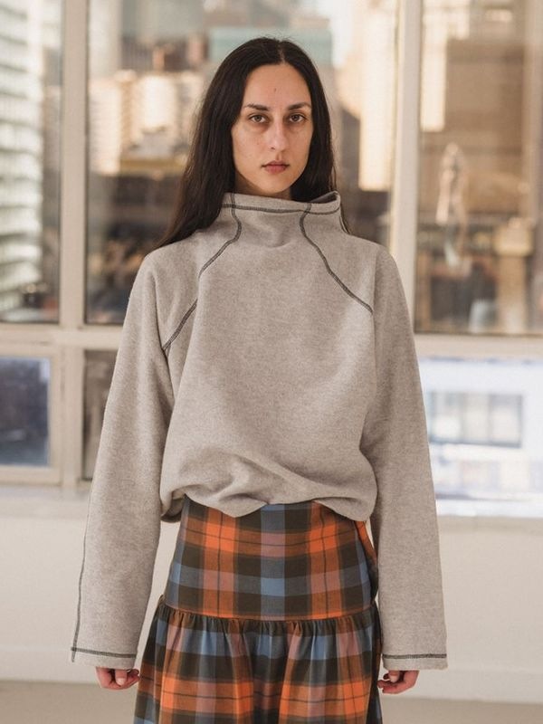《BASERANGE》FOLD TURTLENECK