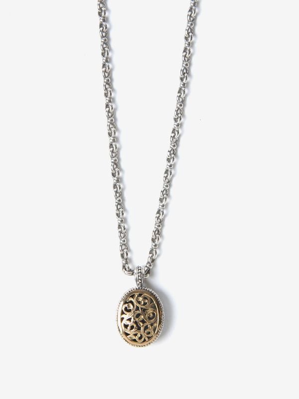 《GEROCHRISTO》Garden Shadows Oval Pendant ネックレス