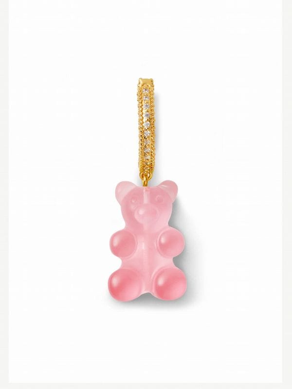 【Crystal Haze Jewelry】Mega Nostalgia bear ピアス(片耳用)