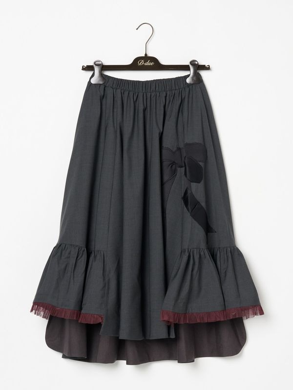 TAILORED WOOL SKIRT