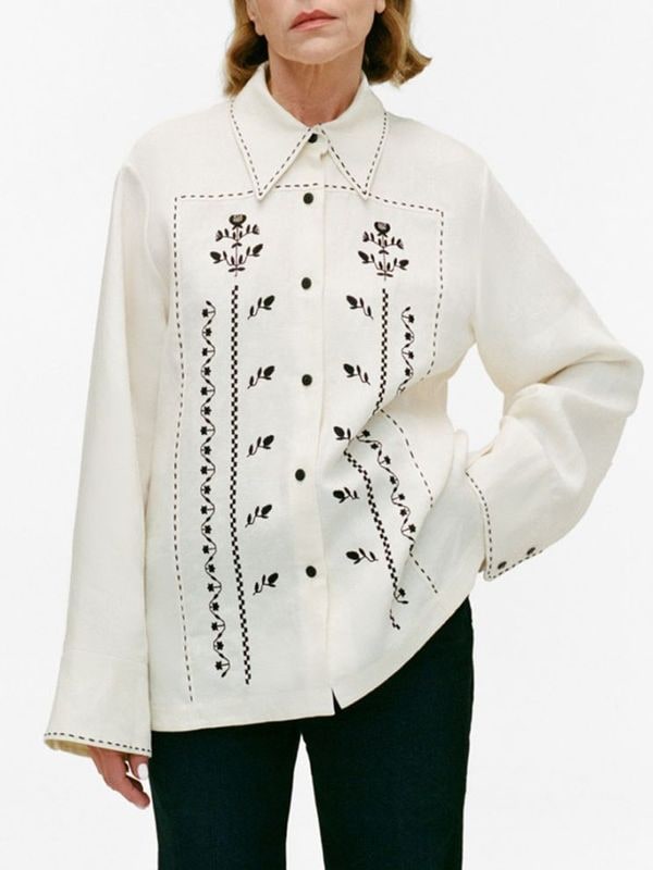 《GUNIA project》RUTA EMBROIDERED シャツ