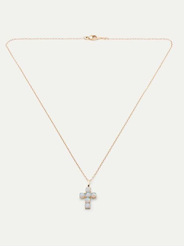 Ismene Cross オパール ネックレス
