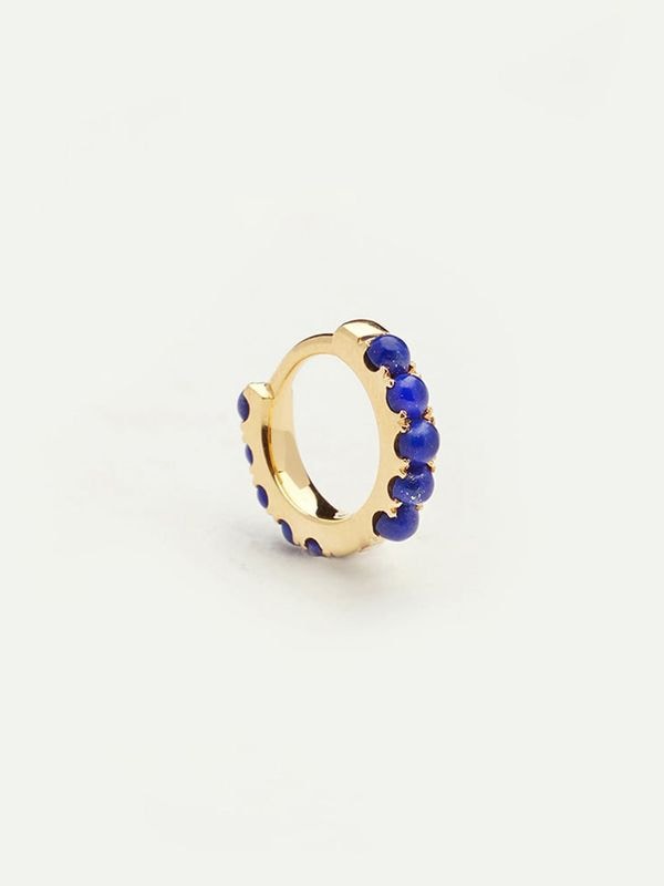 ラピスラズリ フープピアス(片耳)