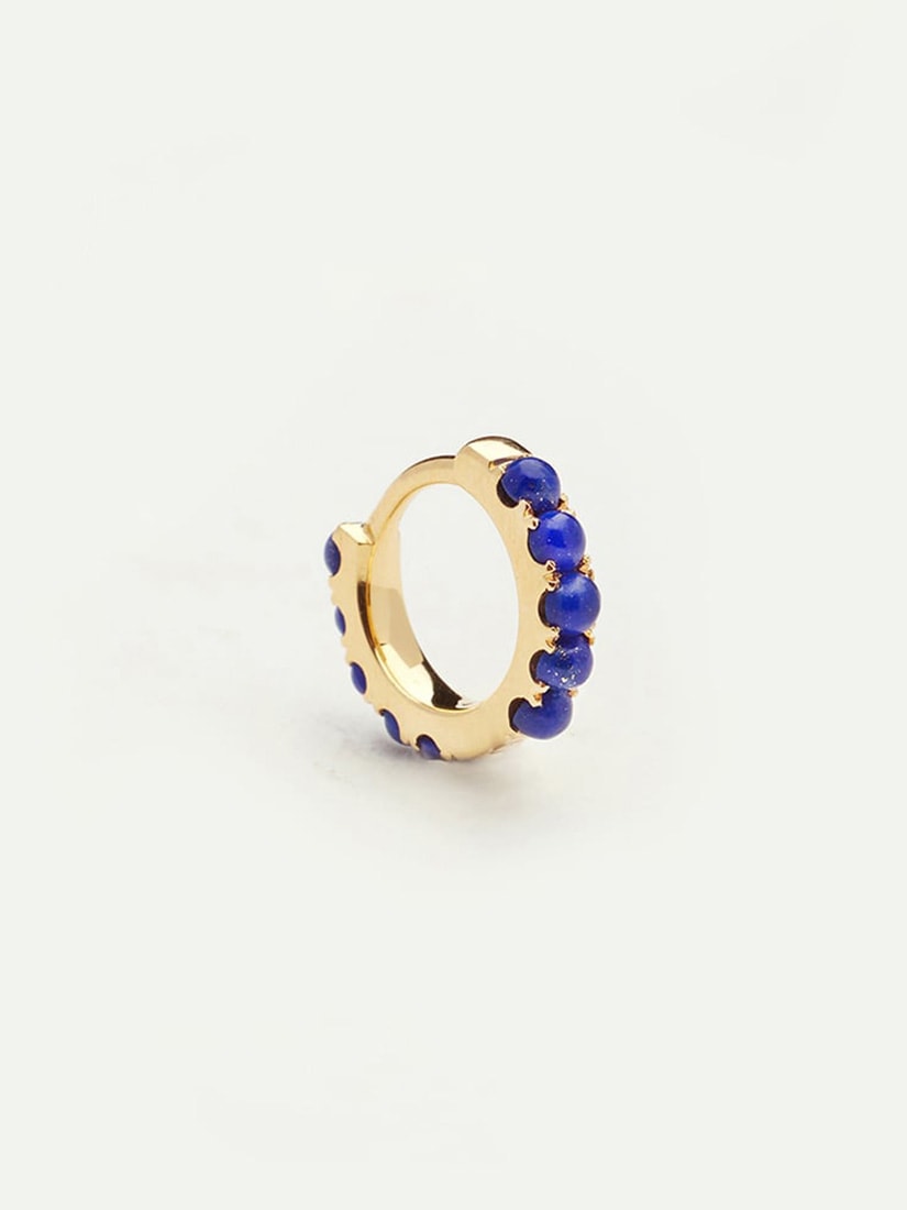ラピスラズリ フープピアス（片耳）（ピアス）｜H.P.FRANCE公式サイト
