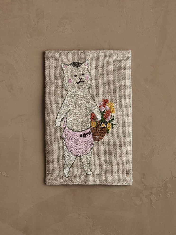 きょうの猫村さんコラボレーション｜ポケットティッシュカバー Flowers