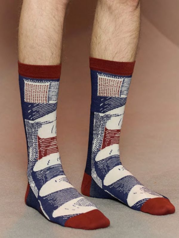 ≪HENRIK VIBSKOV≫Slope ソックス Homme-A