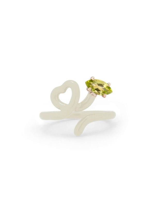 リング BABY VINE HEART RING IN PANNA