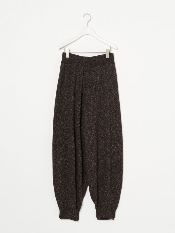 FLECKED COTTON PANTS