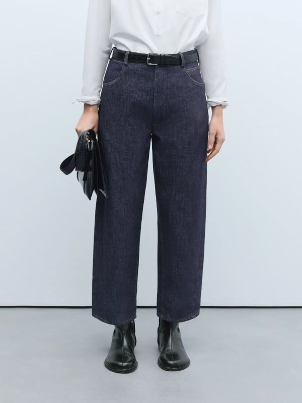 DENIM STRAIGHT PANTS