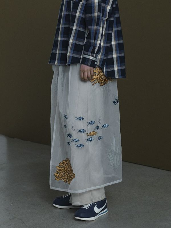 《The NERDYS》Brigitte Tanaka×The NERDYS Sous-Marin ラップスカート