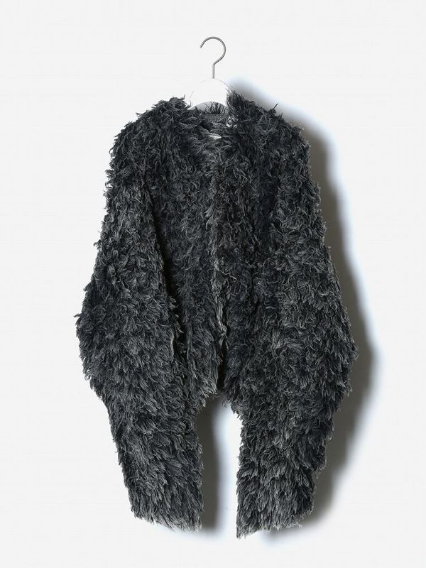 BLEACHED SHAGGY KNIT カーディガン
