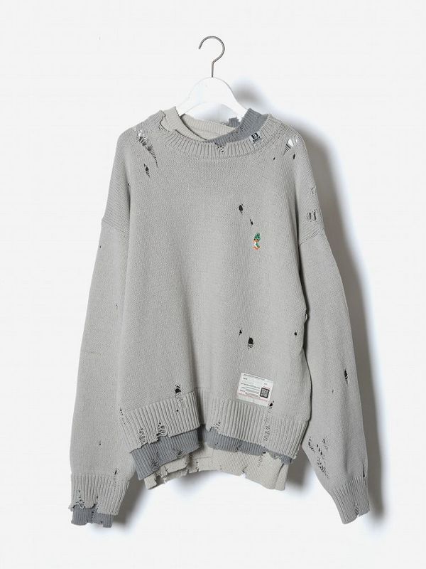 LAYERED KNIT プルオーバー