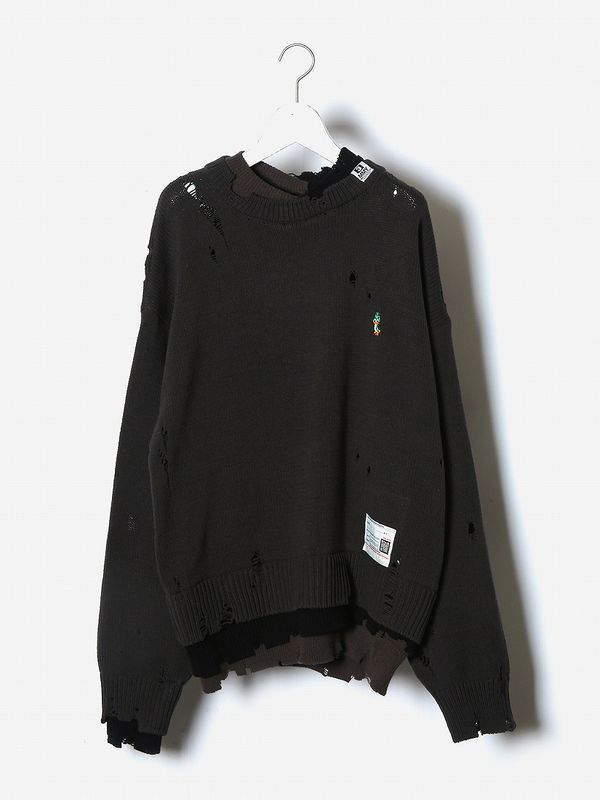 LAYERED KNIT プルオーバー