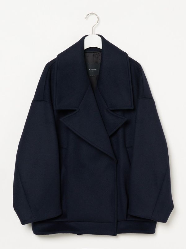 【40th Anniversary Limited Edition】尾州ウール ショートコート navy