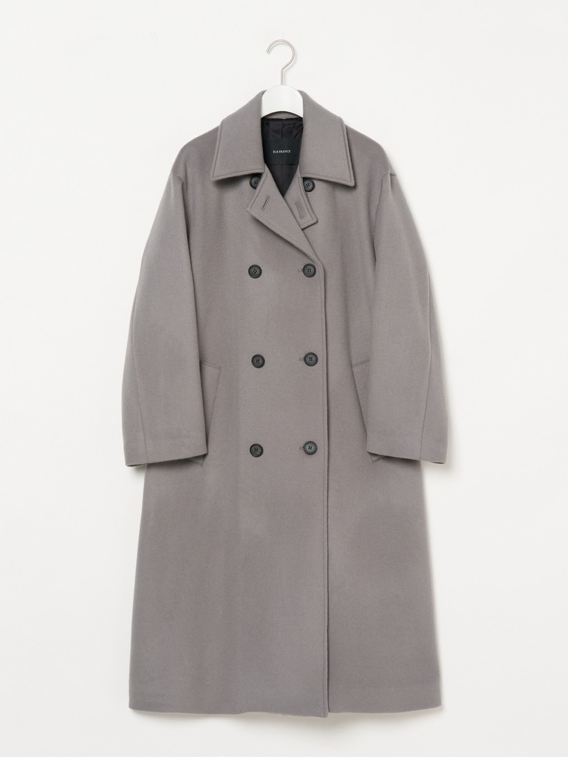 40th Anniversary Limited Edition】尾州ウール ロングコート gray